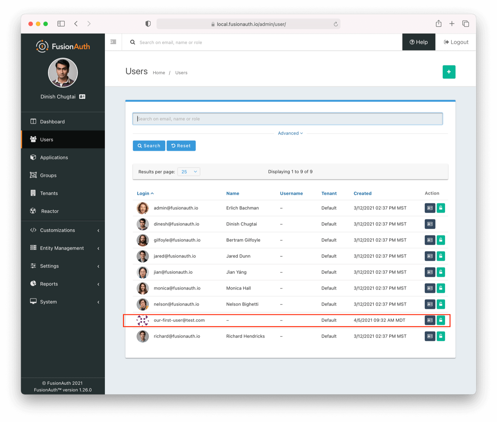 We have a new user!.