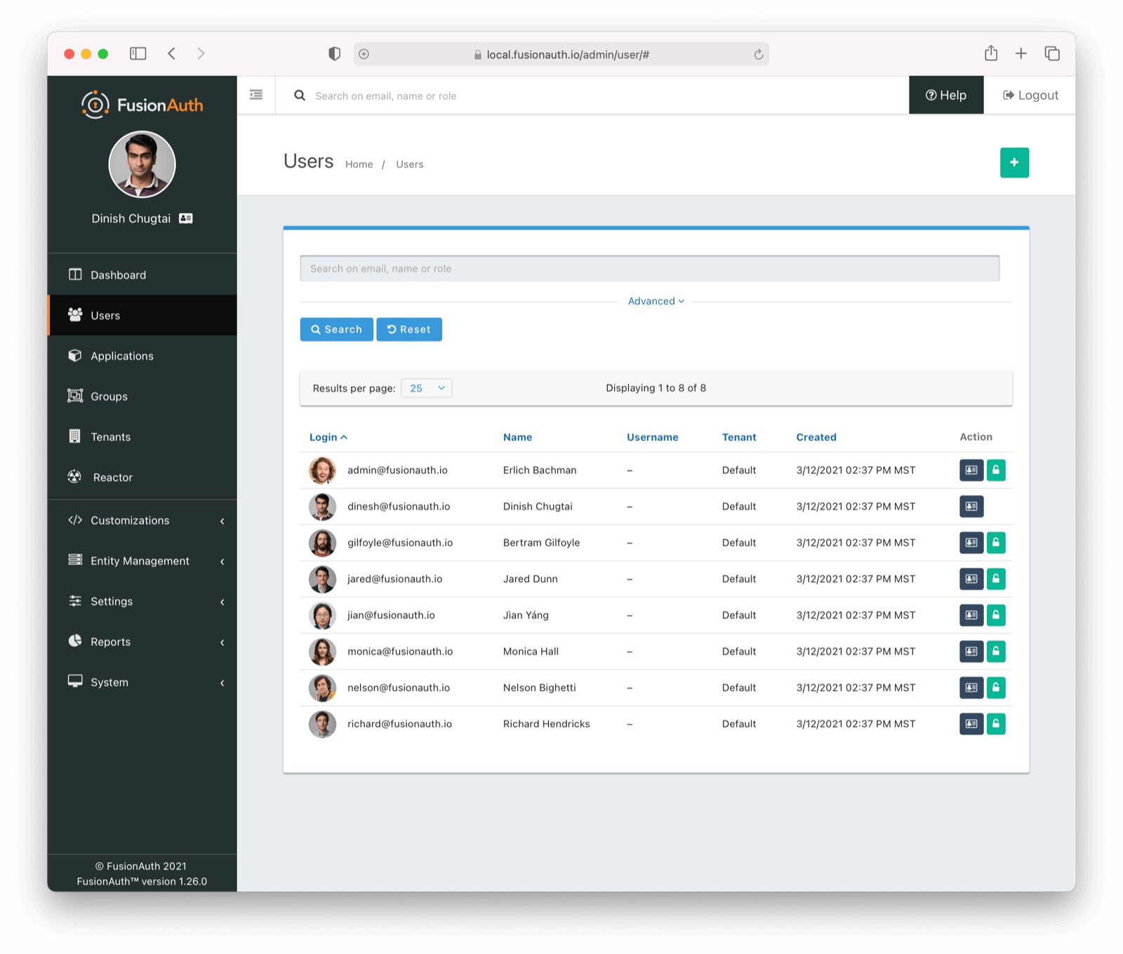 No users in our application yet!.