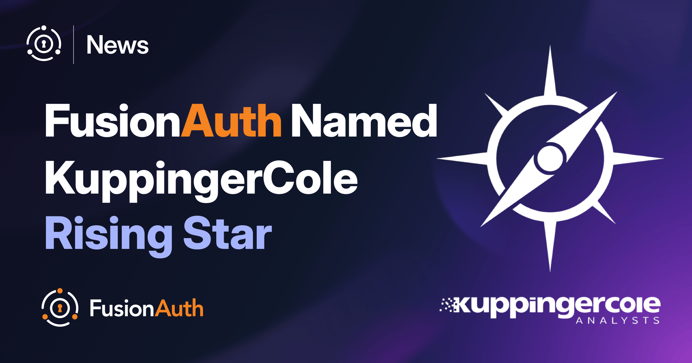 FusionAuth Named KuppingerCole RisingStar for Customer Identity and Access Management (CIAM) Excellence