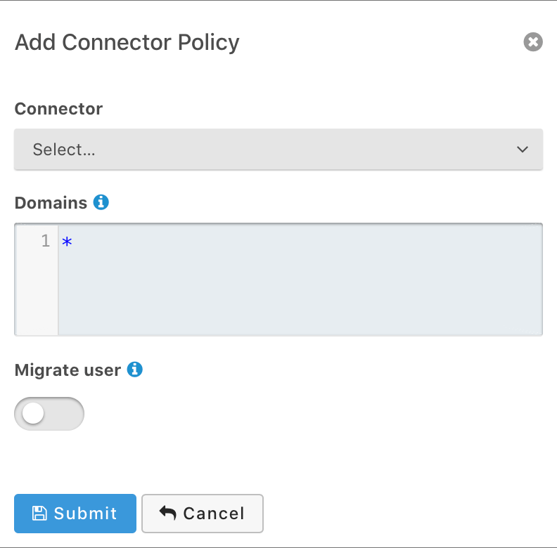 Add Connector Policy