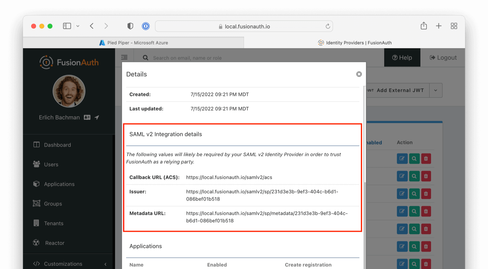 Integration Details