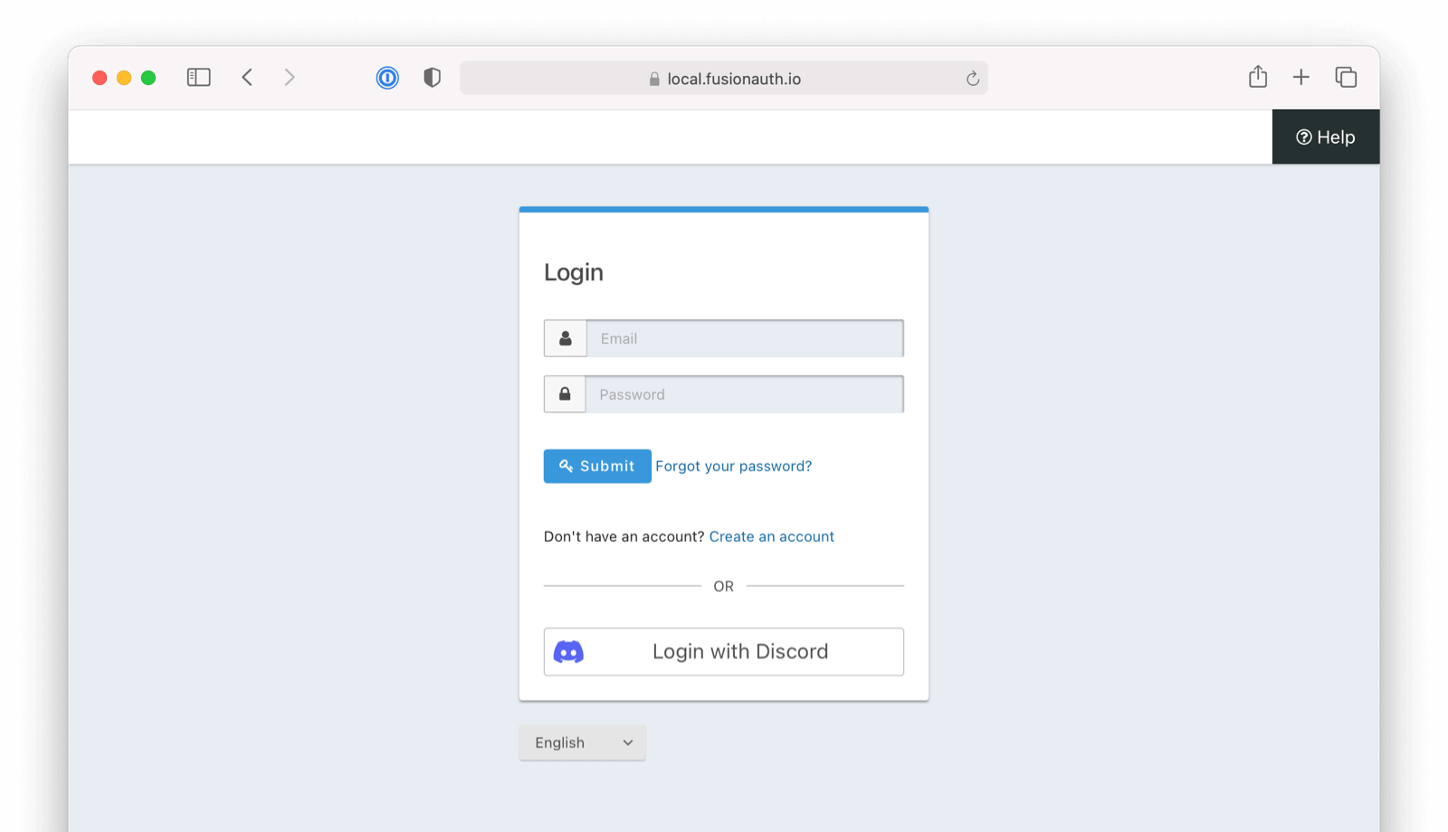 Login with Discord