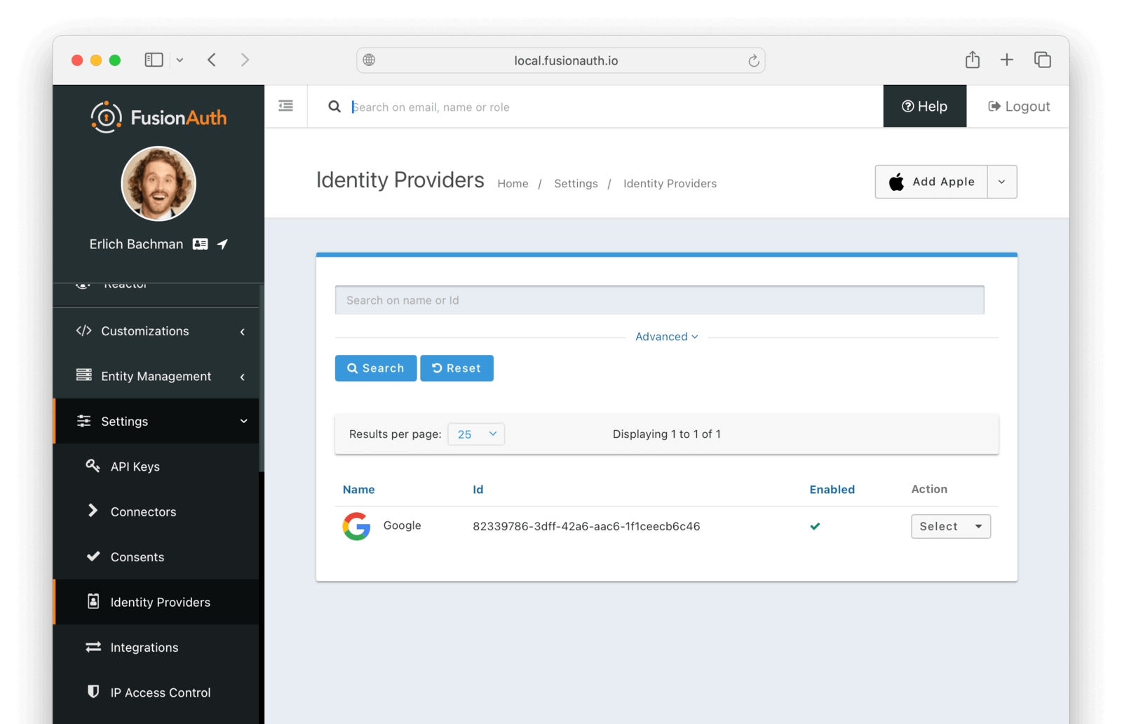Create an Identity Provider in FusionAuth
